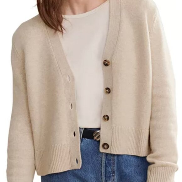 Jenni Kayne Colette Cashmere Cardigan in Camel - Picture 13 of 13